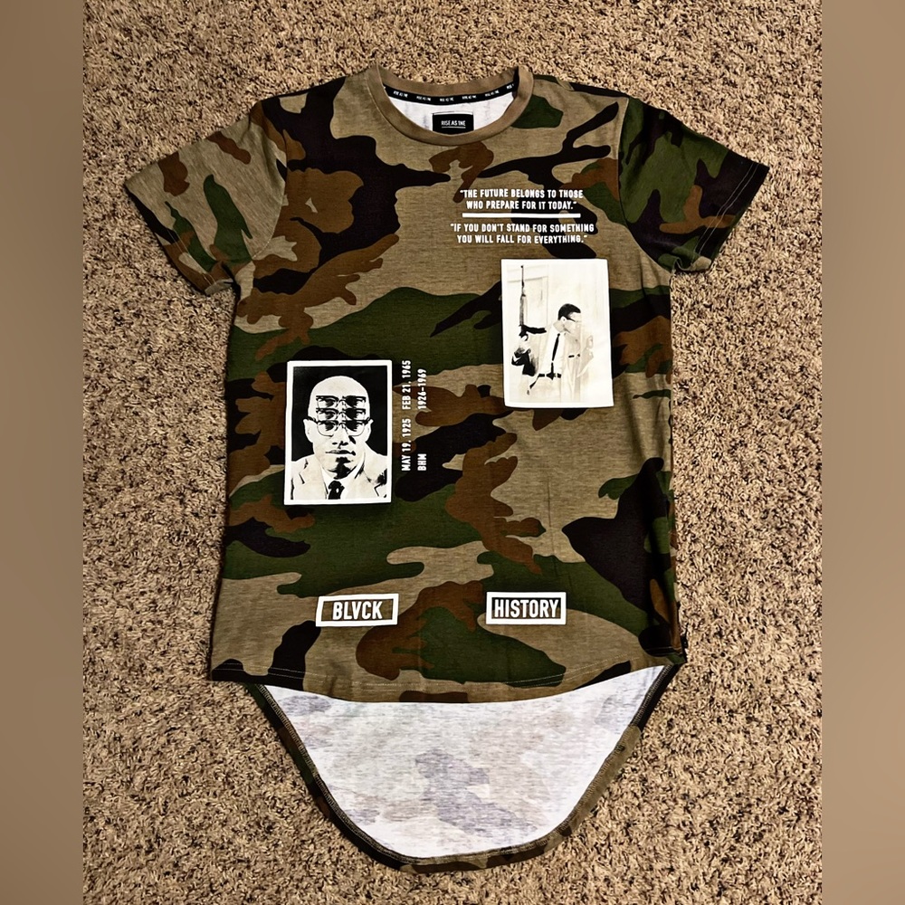 New Rise As 1ne Camouflage Graphic T Shirt